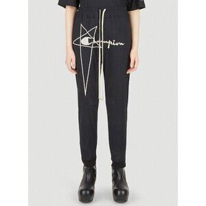 Rick Owens x Champion Embroidered Mesh Track Pants XS 2 New Co-lab Pentagram